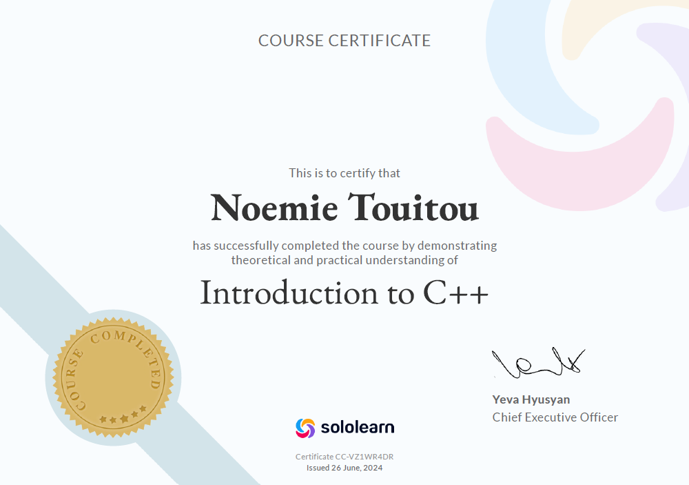 Diploma INTRO_C++