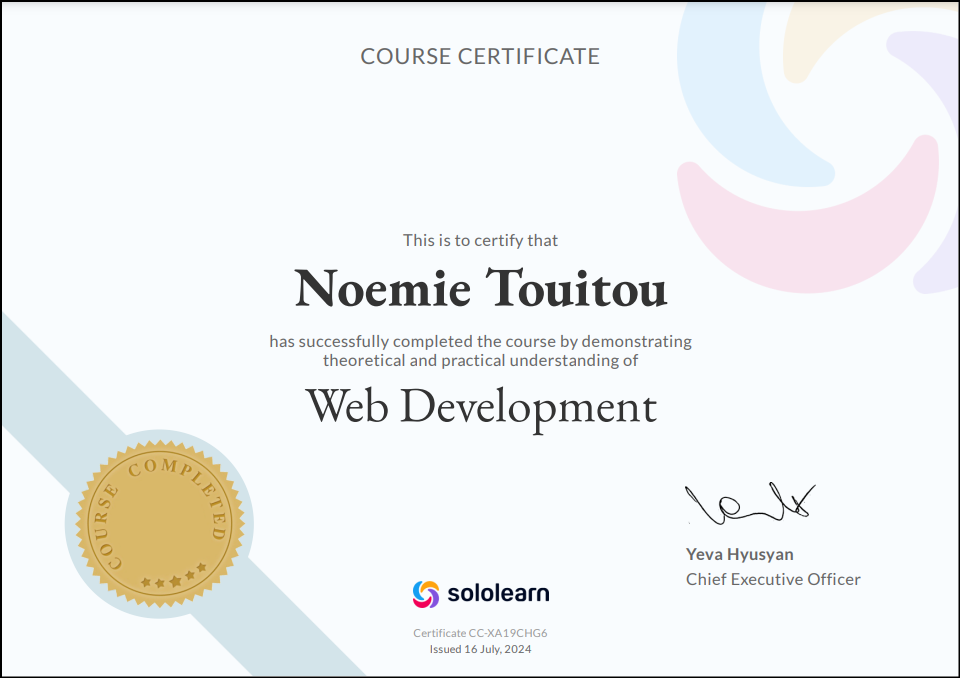 Diploma Web Development